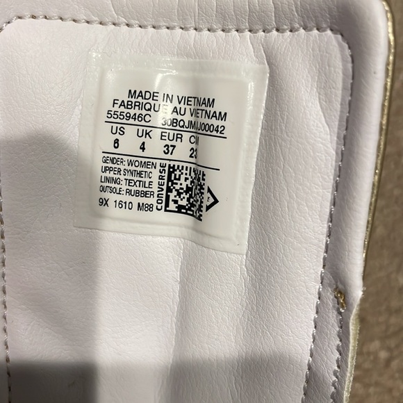 Converse PL LP OX Light Gold W AUTHENTIC - Picture 4 of 4